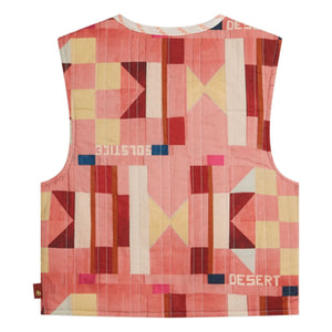 Scotch & Soda - Chaleco geométrico reversible | Rosa