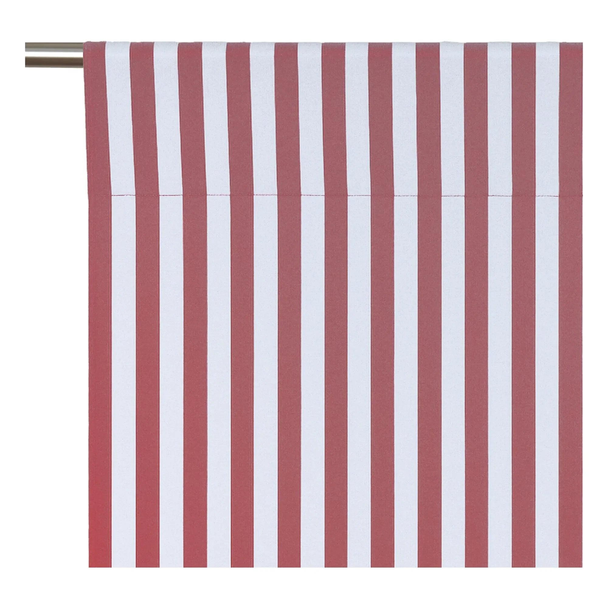 Nobodinoz - Cortina de gasa de algodón Wendy Stripes | Marrón