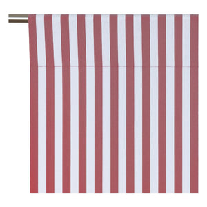 Nobodinoz - Cortina de gasa de algodón Wendy Stripes | Marrón