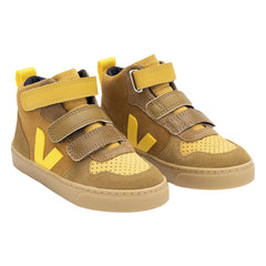 Veja - Zapatillas de deporte de ante V-10 Mid-Scratch | Camel