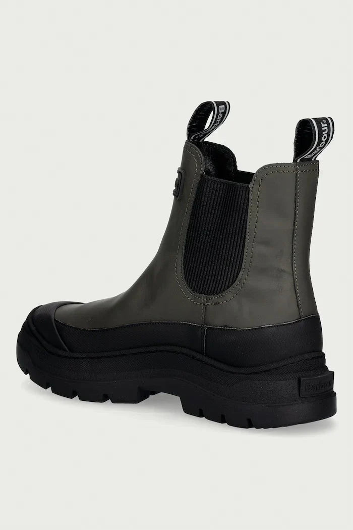 Botines Chelsea de plataforma Harriety de piel para mujer de Barbour