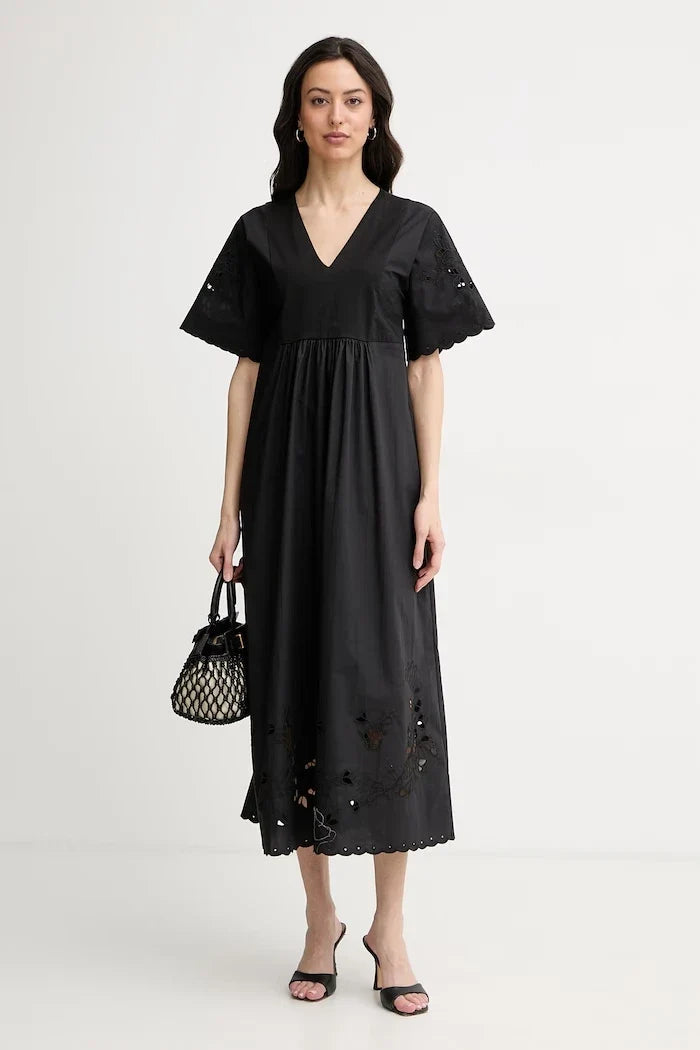 Weekend Max Mara Vestido de verano de algodón TARTUFO