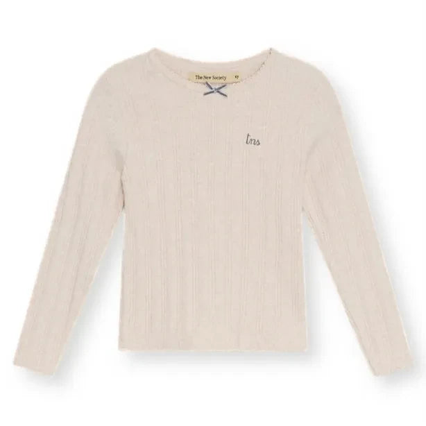 the new society - TNS Camiseta con nudo del logo | Gris