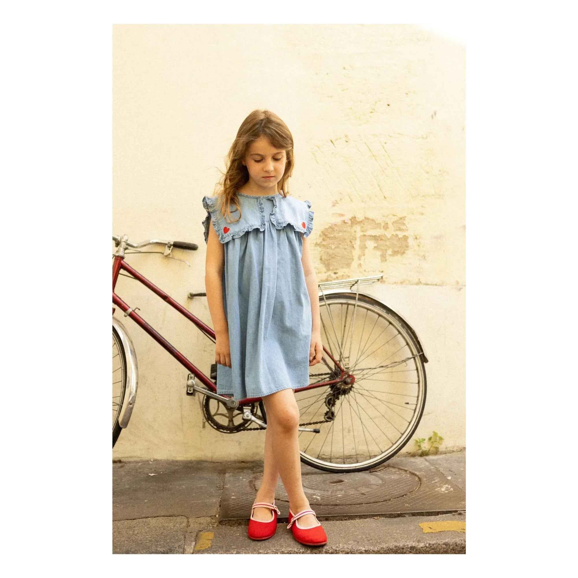 Louis Louise - Vestido Chambray Célestine | Azul Claro