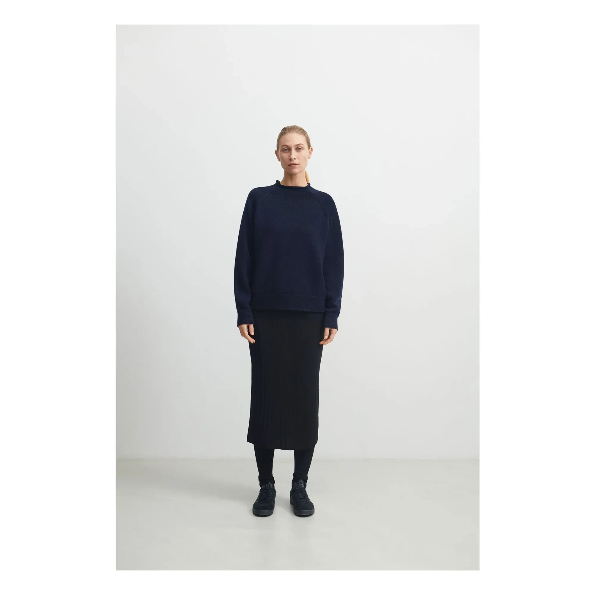 FUB - Jersey de lana merina - Colección Mujer | Azul marino