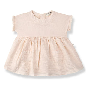 1+ in the family - Troya Seersucker dress | Beige pink