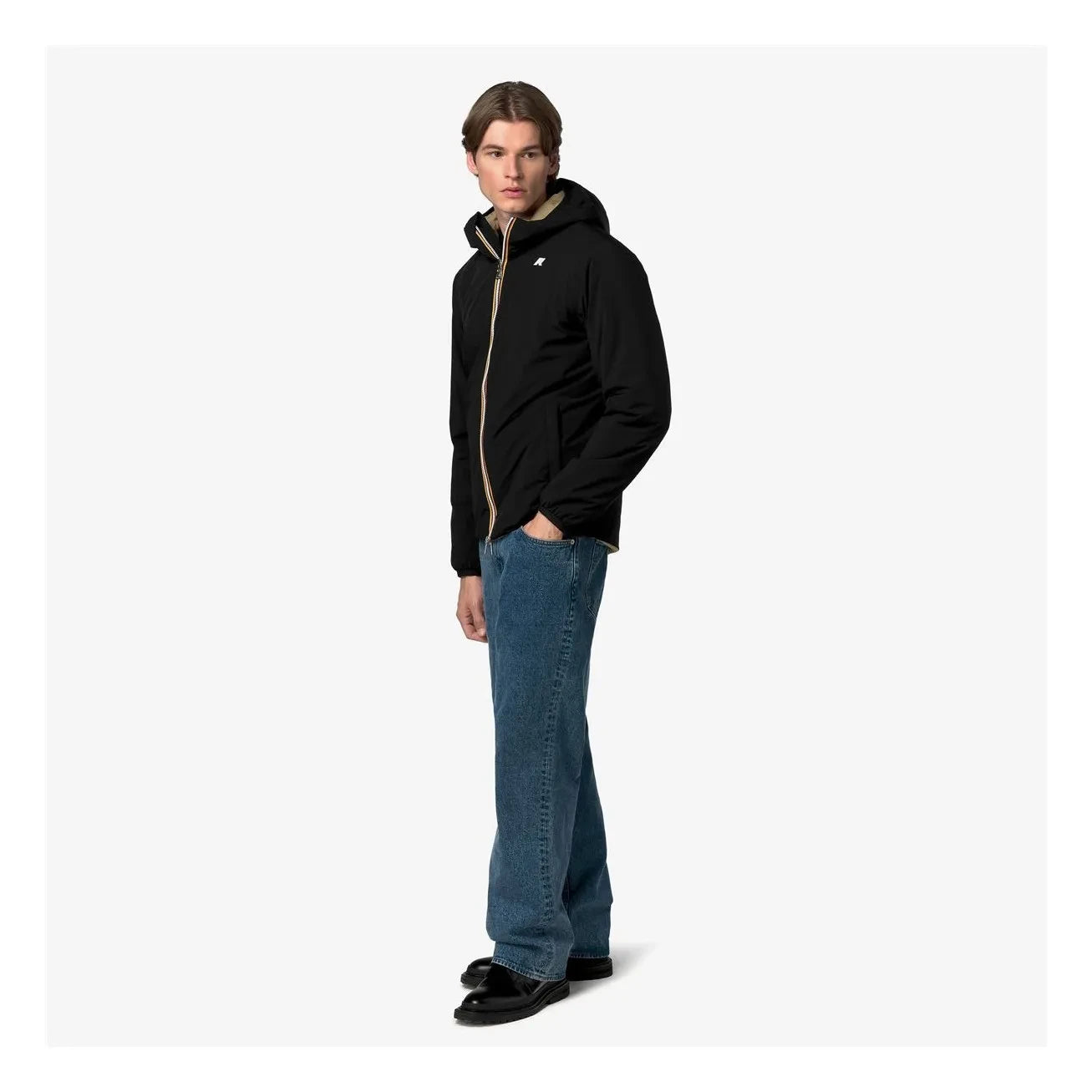 K-way - Jack St Warm Çift Taraflı Mont | Siyah