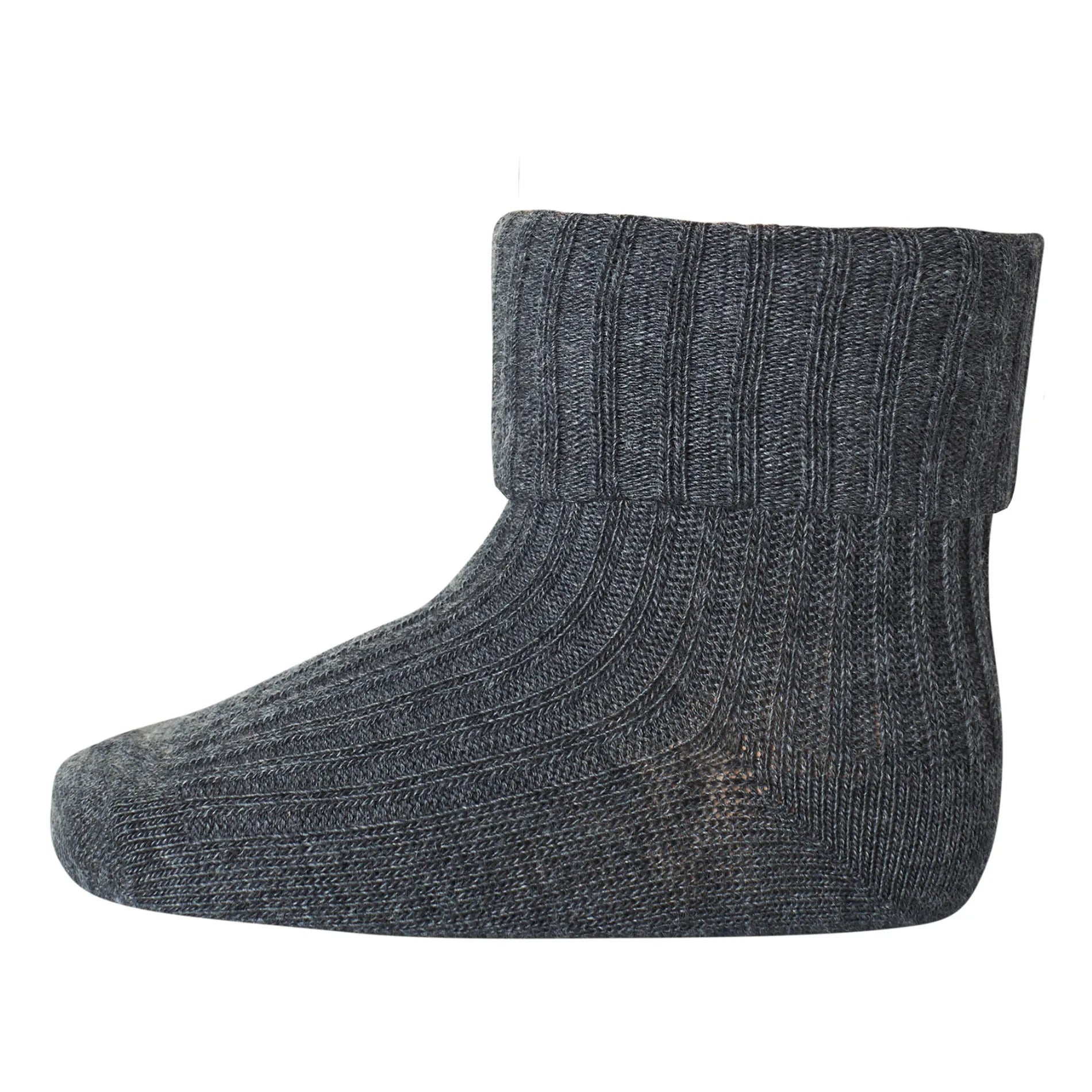 Mp Denmark - Calcetines de algodón acanalado | Gris oscuro