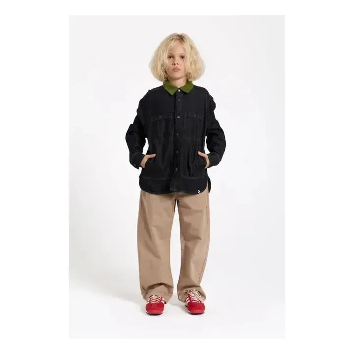 Finger in the nose - Camisa de jean Enara | Negra