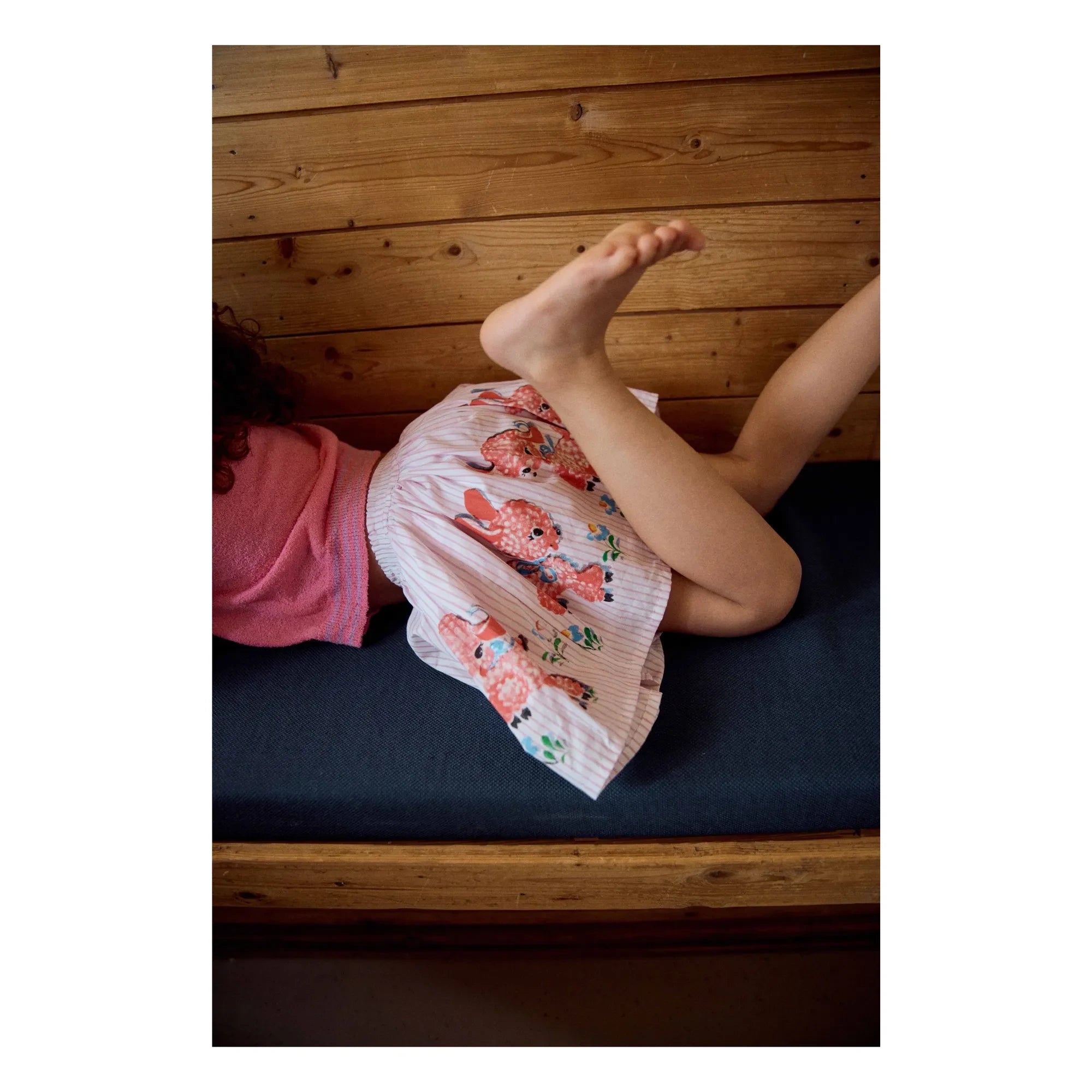 Morley - Falda Whizz a Rayas | Rosa Claro