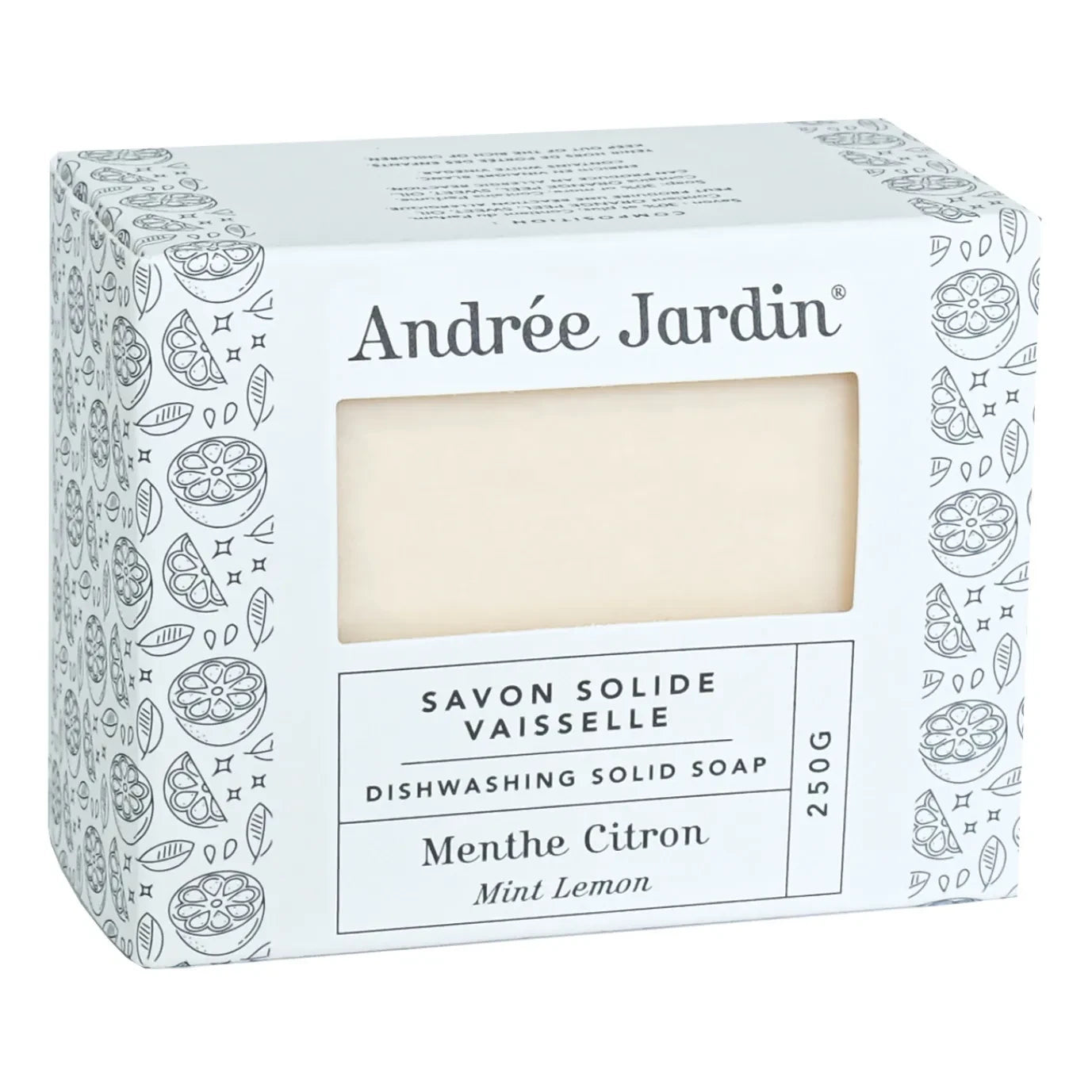 Andrée Jardin - Lavavajillas Sólido - Menta Limón | Blanco