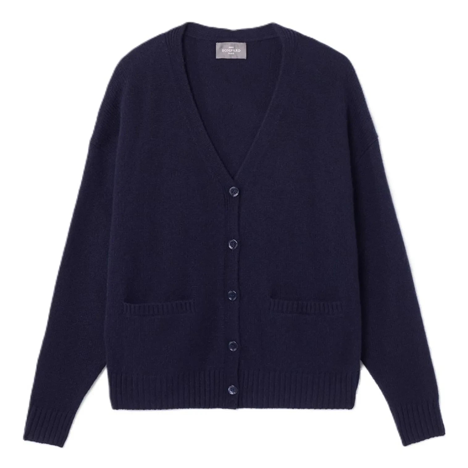 Bompard - Chaleco de Cachemira Oversize | Azul marino