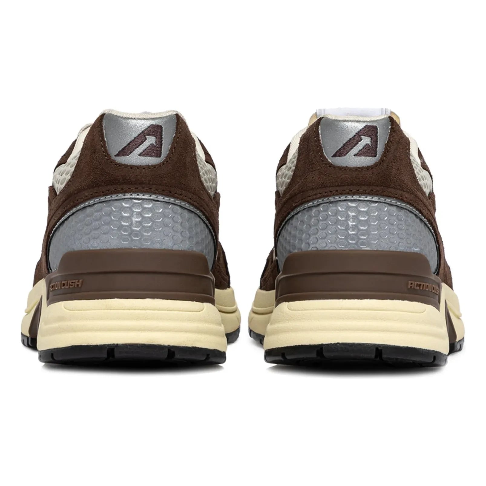 Autry - Zapatillas deportivas bajas de dos tonos Hyperway de ante | Marrón
