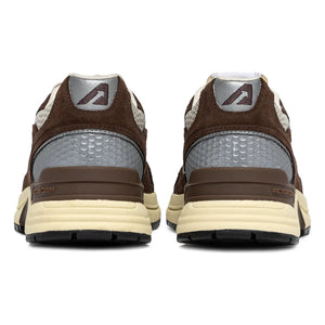 Autry - Zapatillas deportivas bajas de dos tonos Hyperway de ante | Marrón