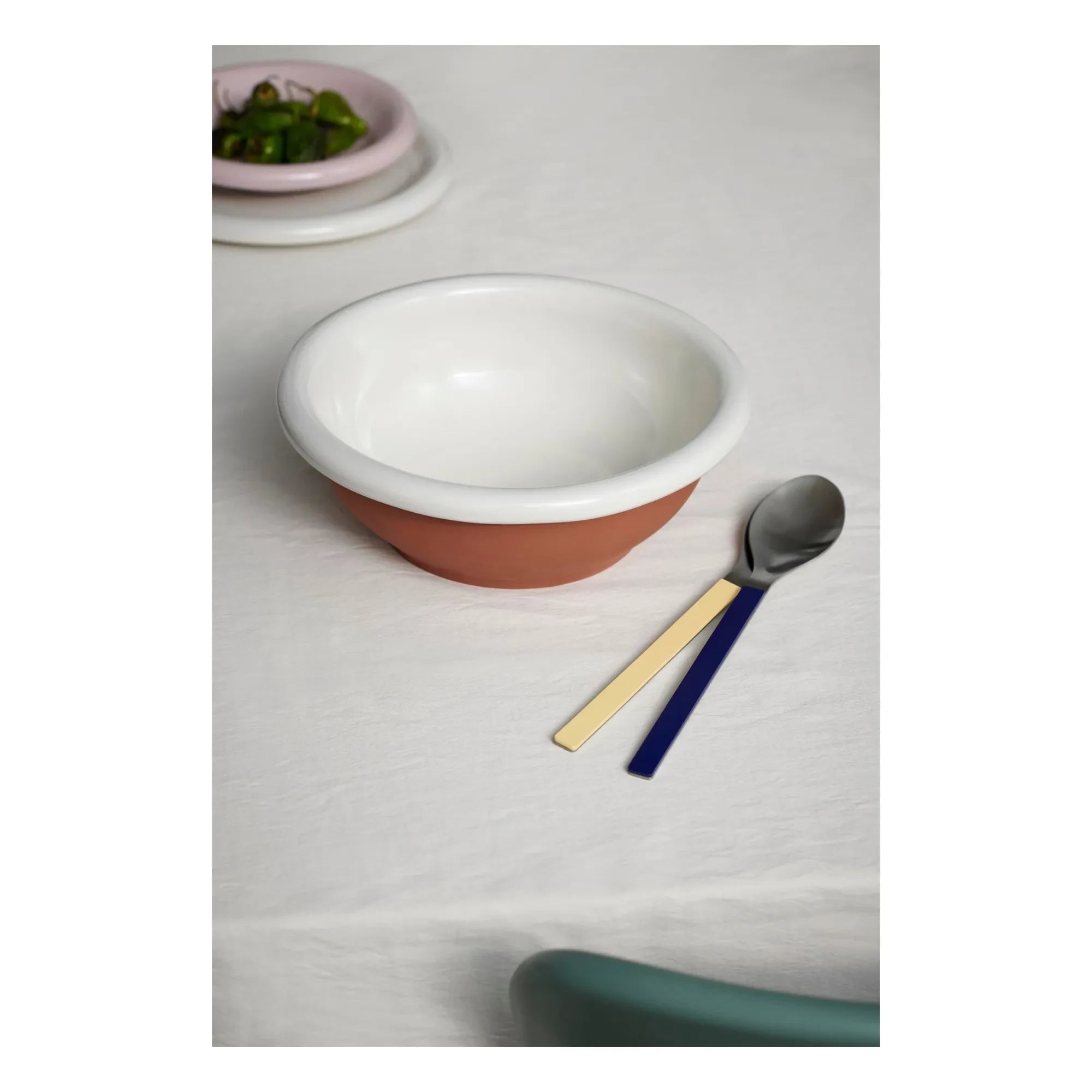 Hay - Cuenco de ensalada de terracota Barro - Rui Pereira | Blanco Roto