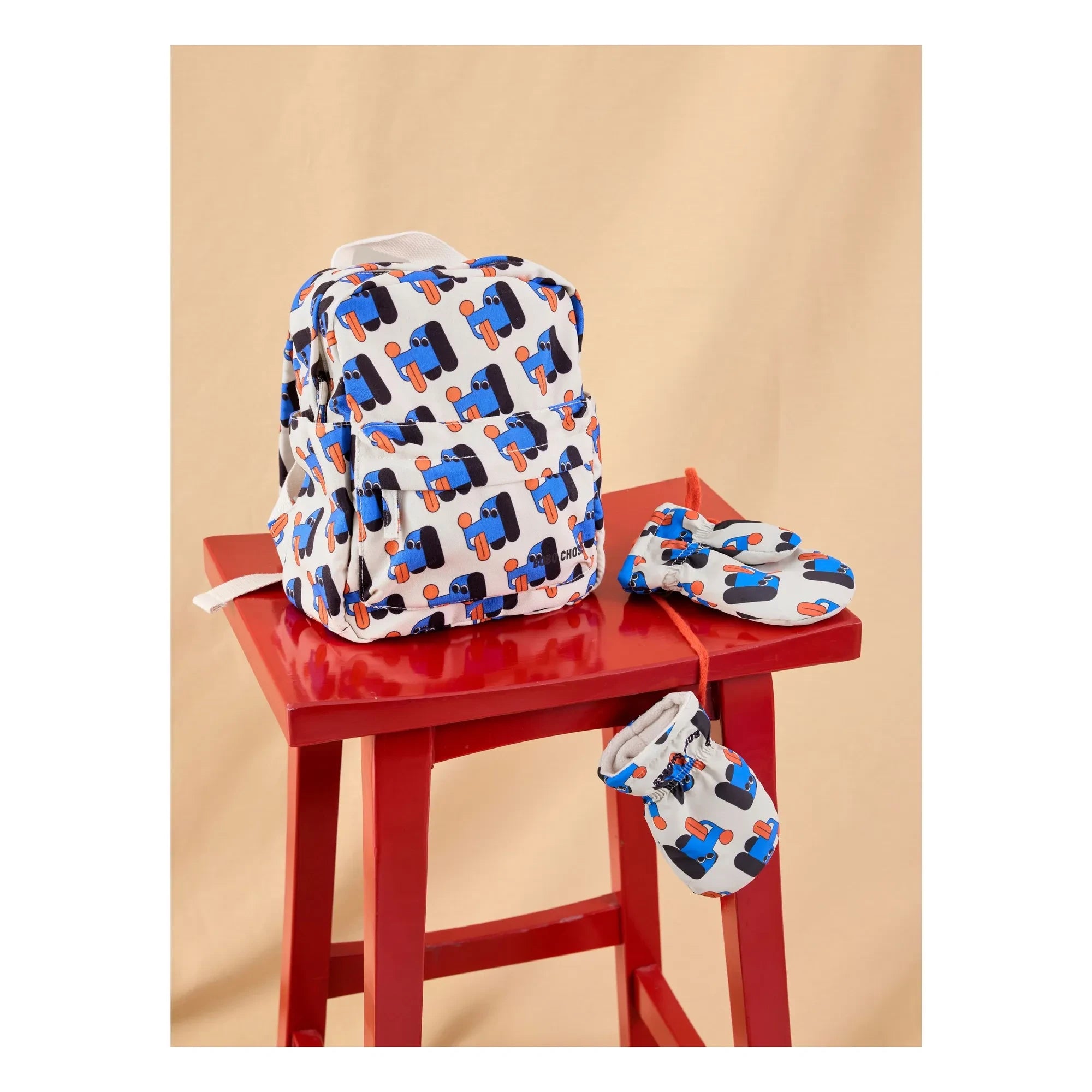Bobo Choses - Mochila para Perro de Algodón Orgánico | Blanco