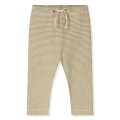Gray Label - Mallas de algodón orgánico a rayas | Mostaza