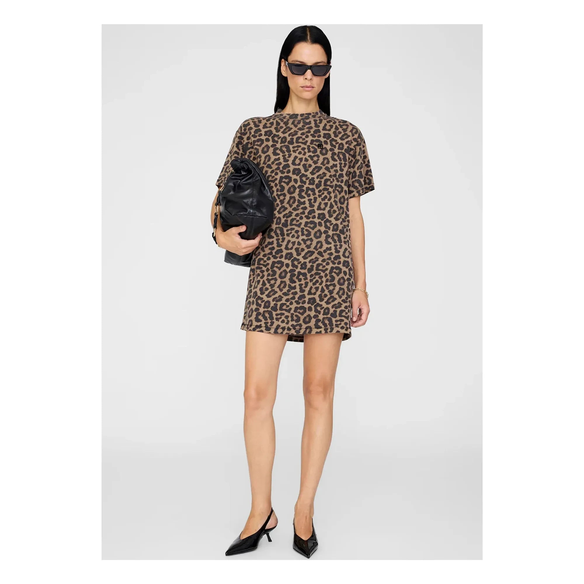 Anine Bing - Vestido Beth Leopardo | Marrón