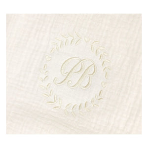Petit Bateau - Set de regalo de muselina de algodón para bebé | Blanco