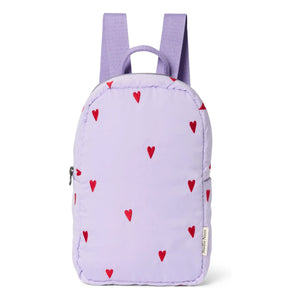 Studio Noos - Mochila Puffy Hearts | Lila