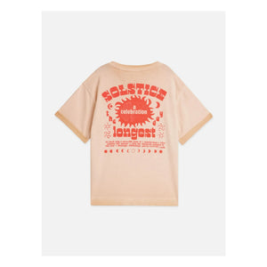 Scotch & Soda - Camiseta con logo Artworks | Coral
