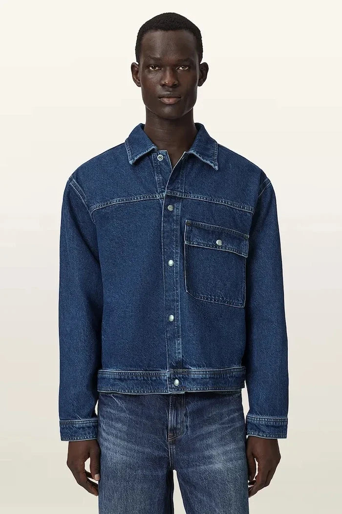 AllSaints cazadora vaquera para hombre CAST