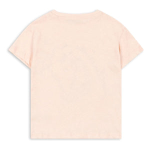 Konges Sløjd - Camiseta Era Chat Lino y algodón orgánico | Rosa