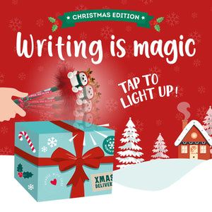 Legami - Bolígrafo Navideño con Oso Polar Iluminado - Escribir es Magia