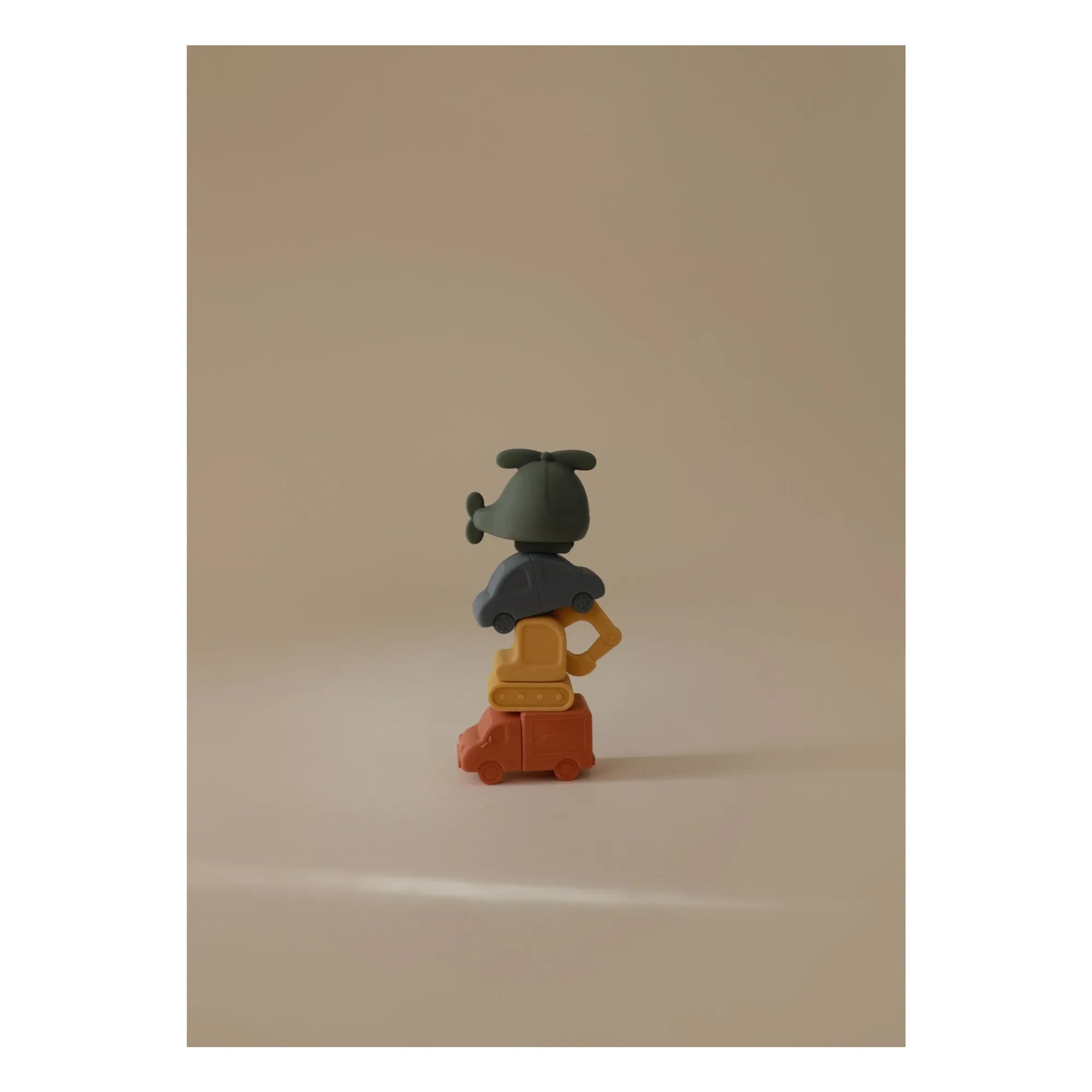 Mushie - Juguetes de baño Vehículos - Set de 4