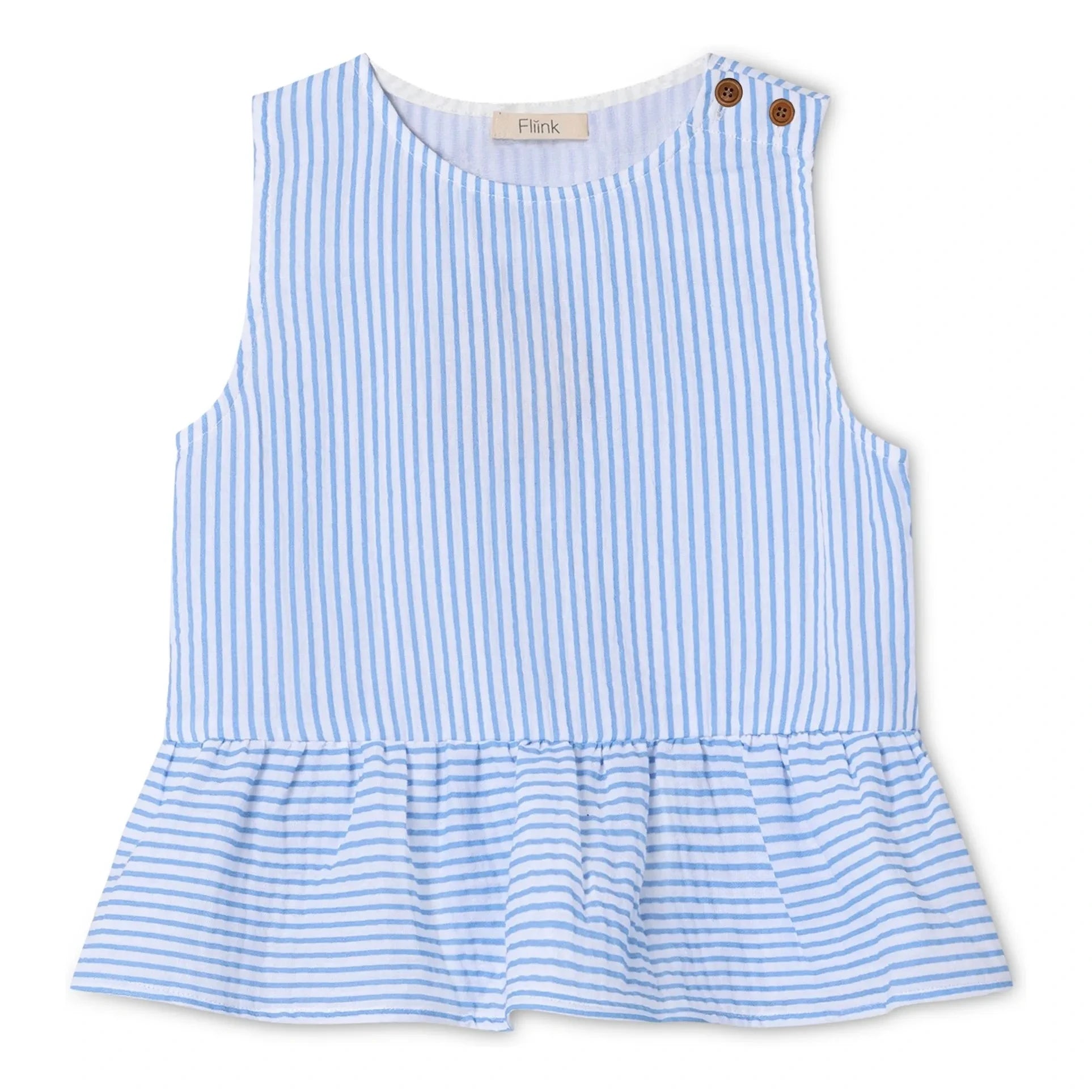 Fliink - Top Cha Cha Rayas | Azul claro