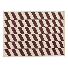 Hay - Alfombra Shift Kelim | Burdeos