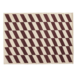 Hay - Alfombra Shift Kelim | Burdeos