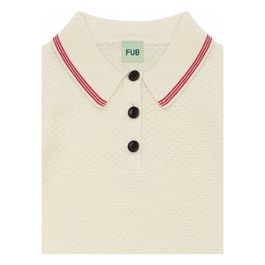 FUB - Polo piqué de punto fino de algodón orgánico | Crudo