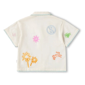 Molo - Camisa Rosalle Minis Doodles | Crudo