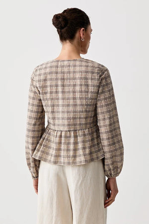 Blusa de mujer Marc O'Polo con volantes, de algodón
