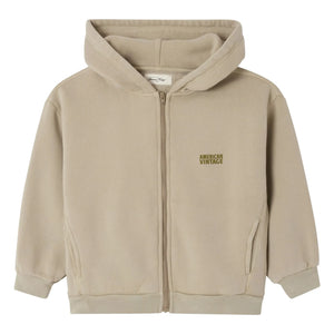 American Vintage - Sudadera con cremallera Izubird | Gris claro