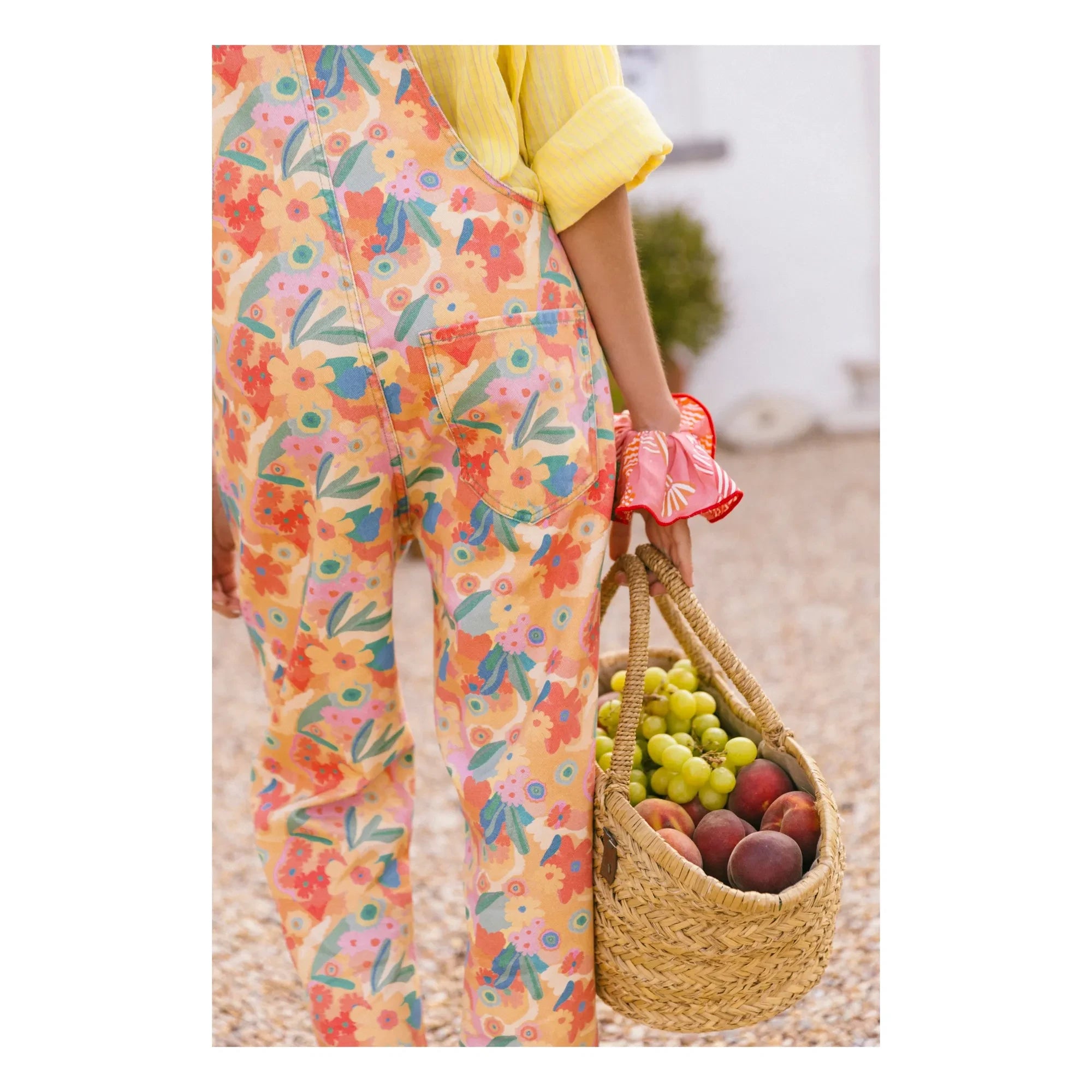 Favorite People - Vestido con estampado floral toscano - Colección de mujer | Naranja
