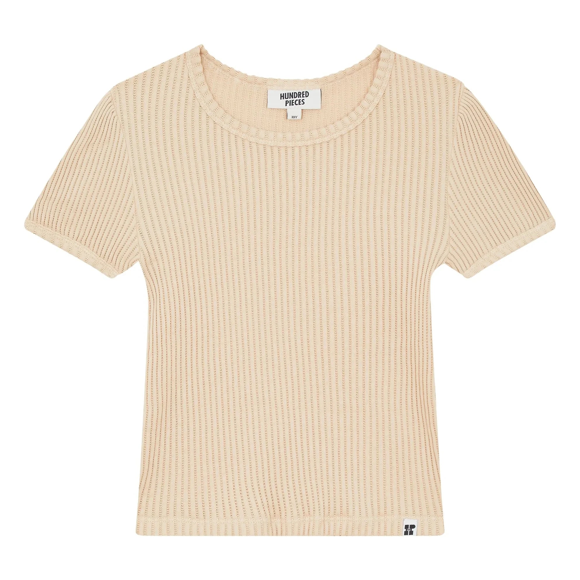 Hundred Pieces - Nova organik pamuklu T-shirt | Krem