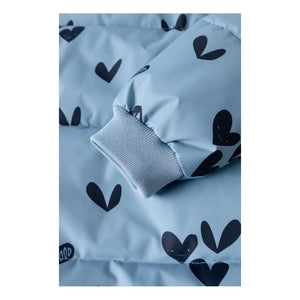 Liewood - Anemone Hearts Geri Dönüştürülmüş Elyaflardan Üretilmiş Şişme Mont | Mavi