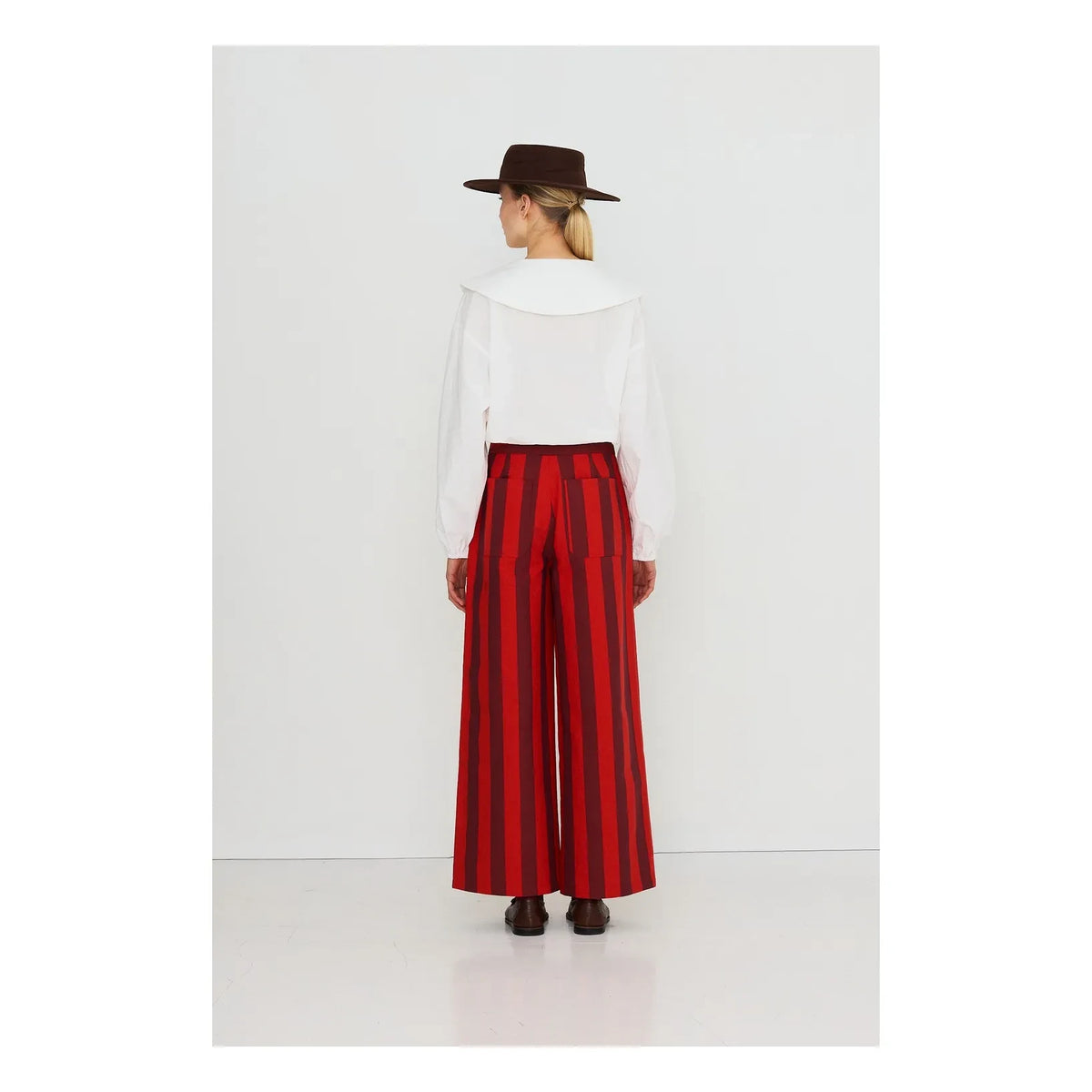 The Tiny Big Sister - Camisa de algodón con doble botón | Blanco