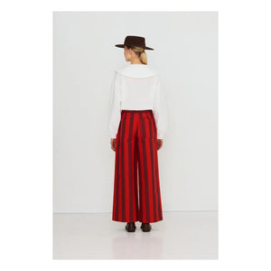 The Tiny Big Sister - Camisa de algodón con doble botón | Blanco