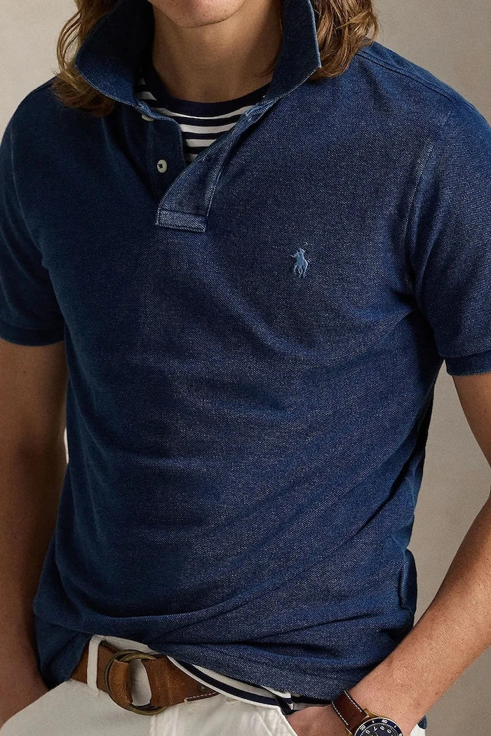Camiseta de algodón con cuello Polo Ralph Lauren