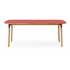 Normann Copenhagen - Mesa rectangular Form 95x200 cm | Rojo