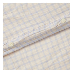 garbo&friends - Funda Nórdica Gingham Sky | Azul Claro