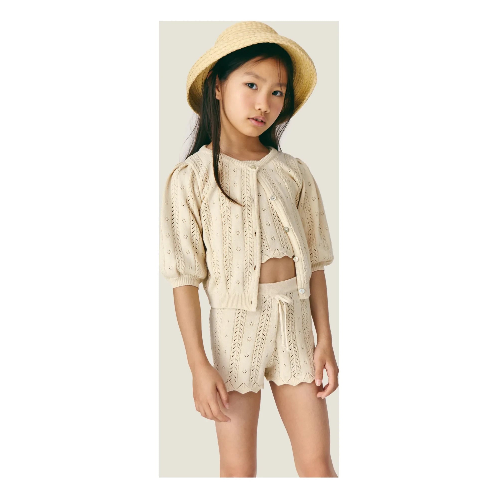 Mipounet - Chaqueta de punto Nilda | Crudo