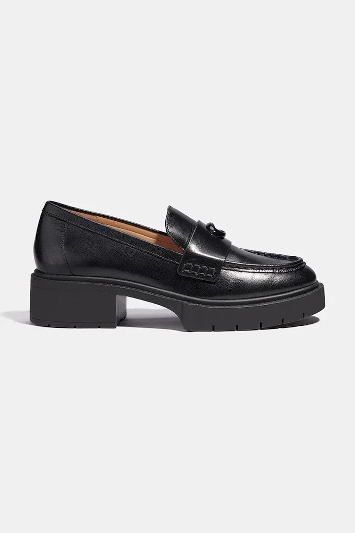 Mocasín de piel Leah Loafer de Coach para mujer