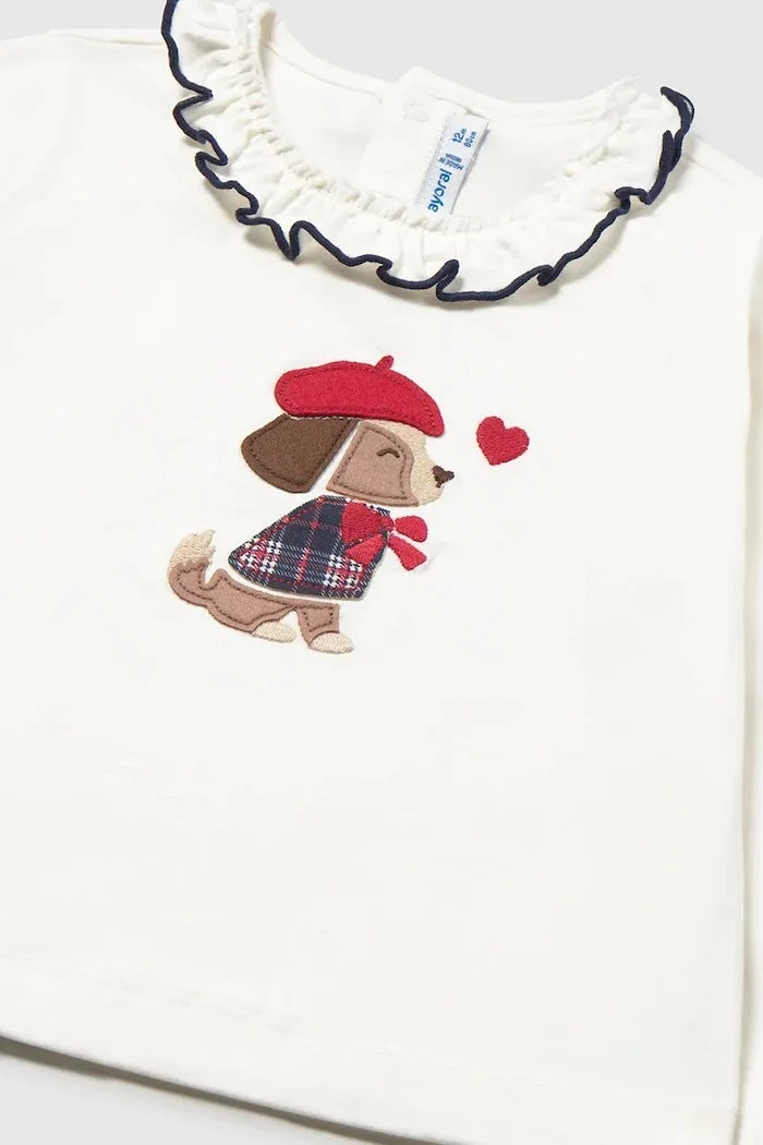 Camiseta de manga larga de algodón para niños Mayoral