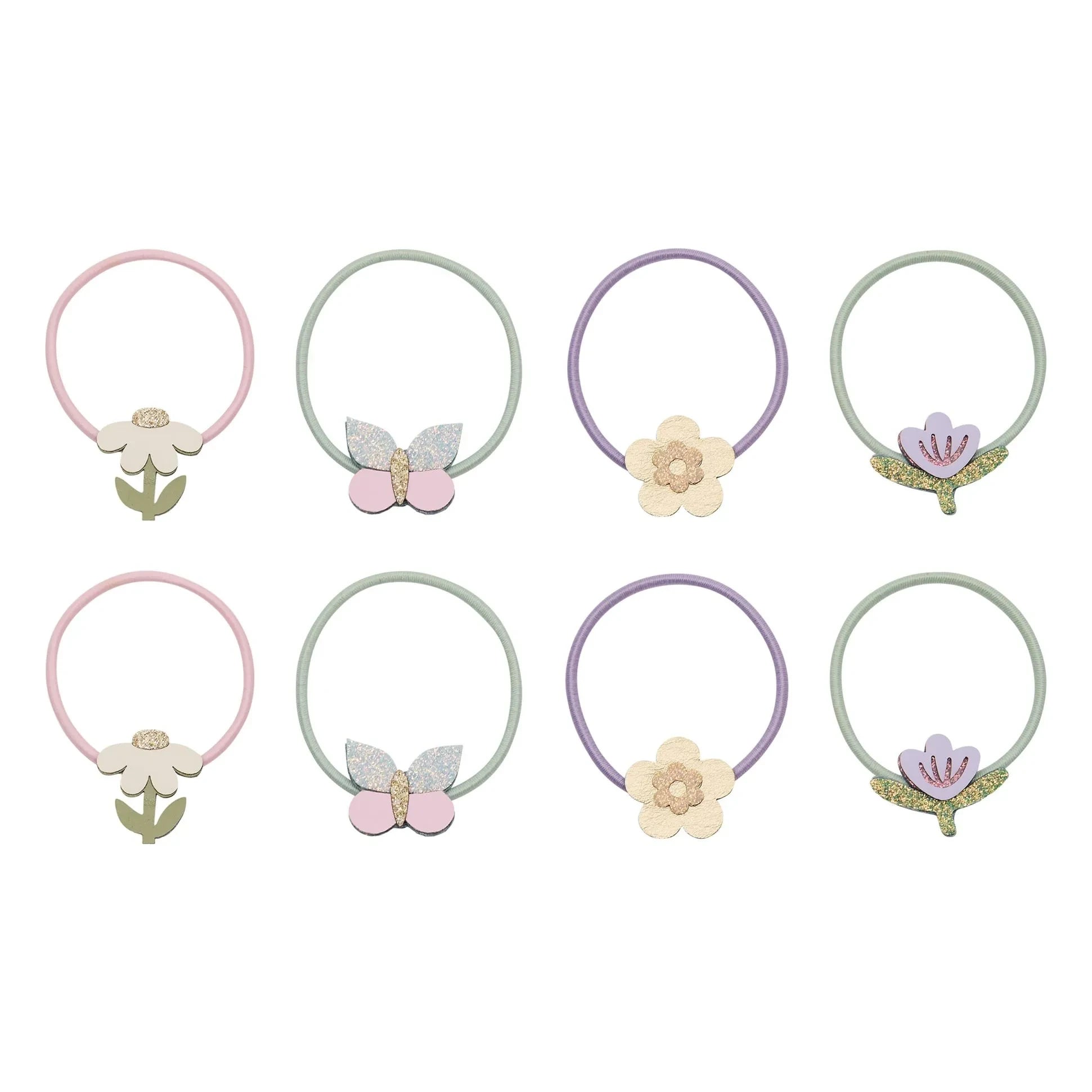 Mimi & Lula - Set de 8 horquillas de flores | Lila