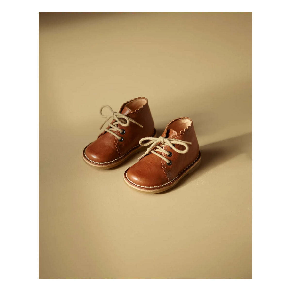 Petit Nord - Botines con cordones | Coñac