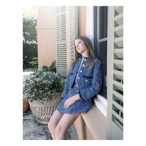 Tutu du Monde - Chaqueta de Tweed Dreamtide | Azul marino